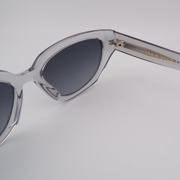 Rag & Bone Transparent Semi-Cat Eye Shades, Metal Accent Gradient 54mm 1055S main image 12